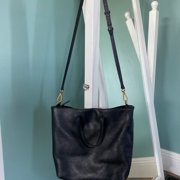 Madewell Zip-Top Transport Carryall Leather Tote - Picture 2 of 16